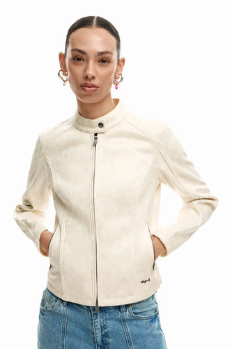 Damen wildlederjacke slim - damen,