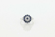 0,91 Ct Natürlicher Blauer