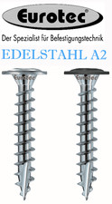 Schieferschrauben Edelstahl A2 Tellerkopfschrauben Eurotec  Holzschrauben