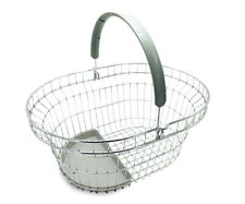 Einkaufskorb Metall verchromt