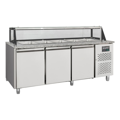 Gastro saladette glasaufsatz - m,