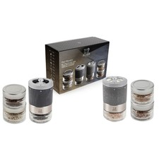 PEUGEOT Geschenkset MAESTRO DUO Pfeffermühle Salzmühle 11cm Wechsel Gewürzgläser