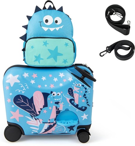 Goplus kinderkoffer mit - kinderkoffer,