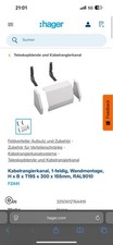 Hager Rangierkanalabdeckung 176x300x135mm weiß - FZ441N