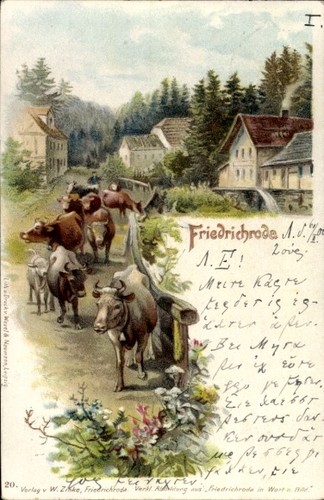 Litho friedrichroda - friedrichroda, in