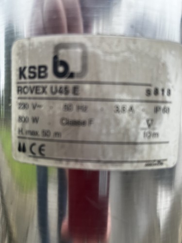 Unterwasserpumpe kbs rovex u45 - rovex,