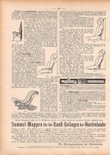 Unbequeme Sitze in Eisenbahn-Wagen - 1892 - Historischer Bildbericht ~22x31cm