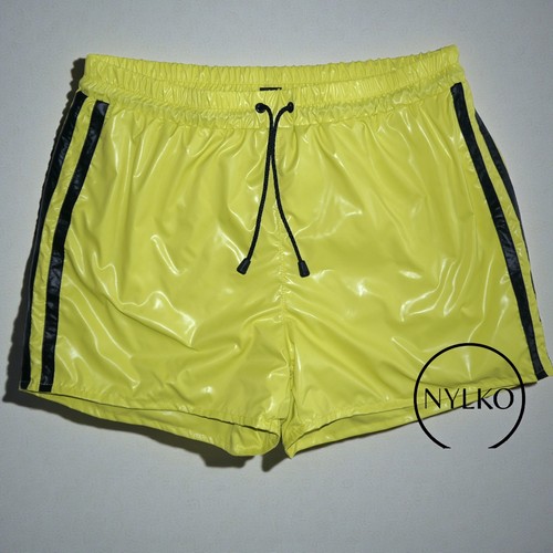 Shorts aus glanznylon - glanznylon,