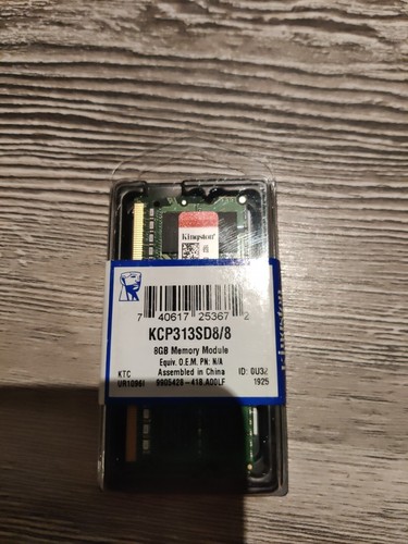 Kingston 8gb ram speicher - ram,