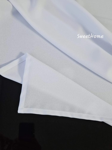 Tischdecke weiß stoff - weiß,