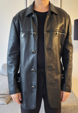 Original Gianni Versace Herren-Lederjacke Vintage 90er