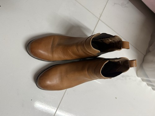 Cox leder boots damen braun - cox,
