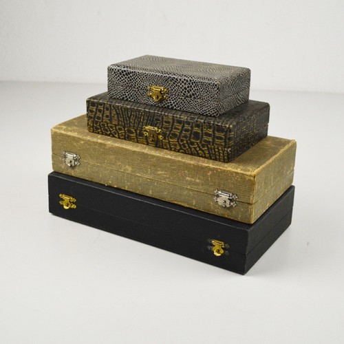 Vintage besteckkasten - besteckkasten,