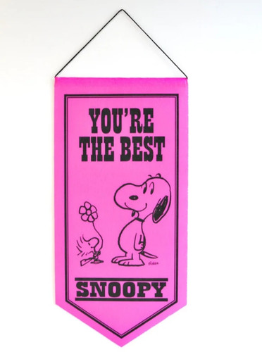 Retro peanuts snoopy rosa - retro,