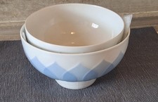 Rosenthal Porzellan Studio Line, Lotus blau, Schüssel 19 und 17 cm, Top Zustand 
