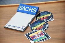 SACHS Set Commander Orbit Schreibkladde Aufkleber Vintage Werkstatt Klemmbrett