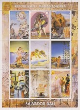 Gemälde Dali Madagaskar postfrisch 4814