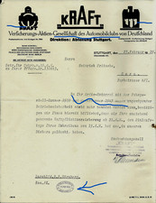 Ardie Motorrad, Kraft Versicherungs AG Automobilclub Deutschland,1929 Stuttgart