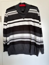 Damenpullover gestreift weiß