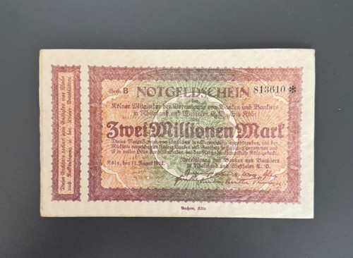 Notgeld köln millionen - 2,