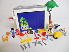 Garage + Figuren Zubehör + Laden + Gebäude für Haus + City Life + Playmobil