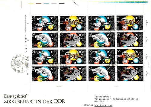 Ddr 1978 zirkuskunst der - in,