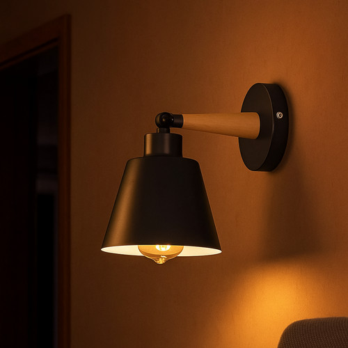Vintage industrie wandleuchte - vintage,