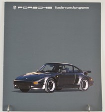 Porsche Prospekt 911 Carrera Turbo 944 928S Sonderwunschprogramm 1985