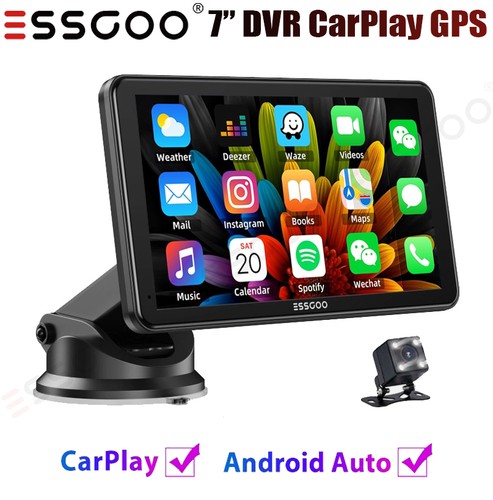 Essgoo tragbares autoradio - essgoo, 7"tragbares