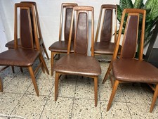 6 X. Teak Eva Dining Chair Niels Koefoed Hornslet Danish Design Braun Esszimmer
