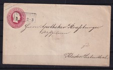 AO987) Preussen Ganzsache gelaufen mit Stempel HIRSCHBERG