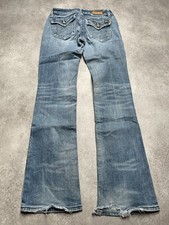 Miss Me flared Jeans Blau Gr