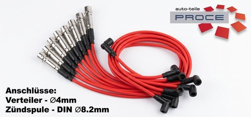 Zündkabel rot mercedes - rot,