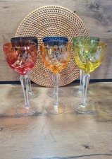 Weinrömer Bleikristall bunter Überfang 6er Set