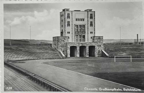 Chemnitz grosskampfbahn - ak,