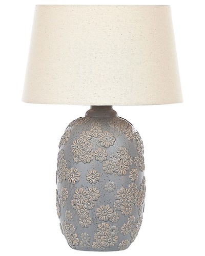 Tischlampe keramik grau - keramik,