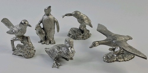 Zinn kleine figuren - figuren, vögel