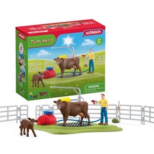 Schleich kuh waschstation - kuh,