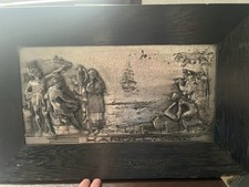 Relief Bild Metallguss