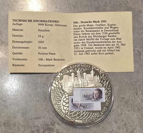 Sammlermünze medaille 100 - sammlermünze,