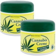 2x Bio-Vital Hanfcreme Salbe Körpercreme Hanf CREME und Teufelskralle 125ml