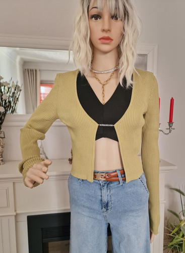Extrafeine strickjacke - h&m,