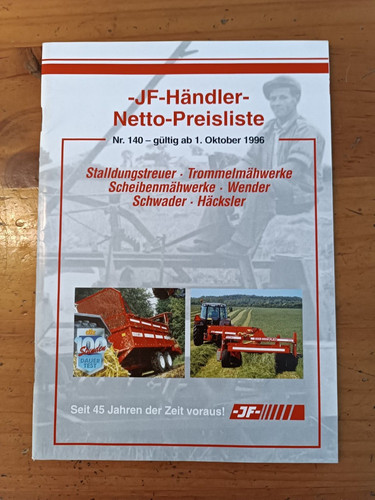 Prospekt preisliste - jf,
