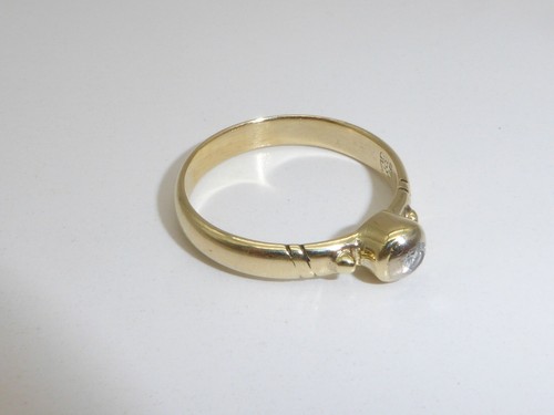 585 gold ring 14k gelbgold - 585,