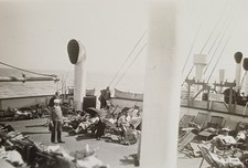 Passagieren an Board