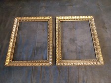 Zwei Wunderschöne große Bilderrahmen Farbe Gold Prunk