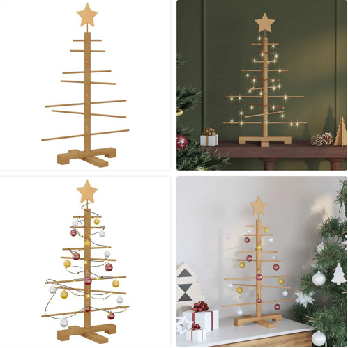 Weihnachtsbaum holz schmücken - weihnachtsbaum,