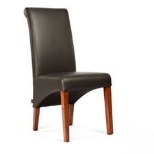 Lederstuhl felice dark braun - lederstuhl,
