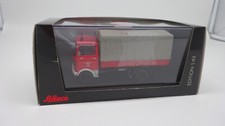 03527 Schuco Mercedes-Benz LP 608 Pritsche Plane Feuerwehr Oberhausen - 1:43