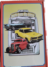 Werbeschild Schild American Classic Iron 30x20 cm  Geschenk für Sammler Reklame